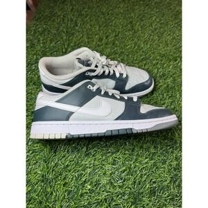 Size 9 - Nike Dunk Premium Low Split - Deep Jungle White Leather (FB8896-300)